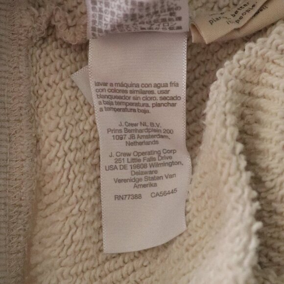 Madewell Women's Sz S White Ellington Straight Leg Stretch Pockets Sweater Pants - Picture 9 of 9